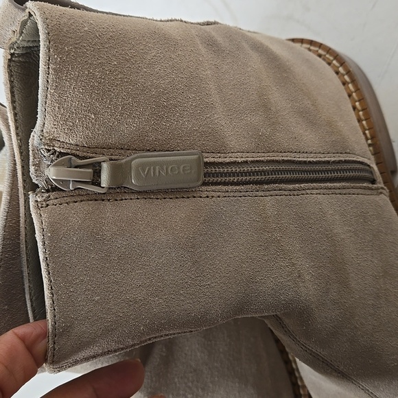 VINCE Chas Suede Ankle Boots in Woodsmoke Size 38/ 6M - Picture 9 of 9